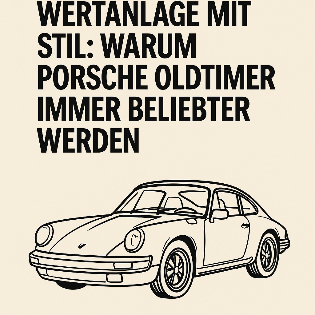 Wertanlage mit Stil: Warum Porsche Oldtimer immer beliebter werden