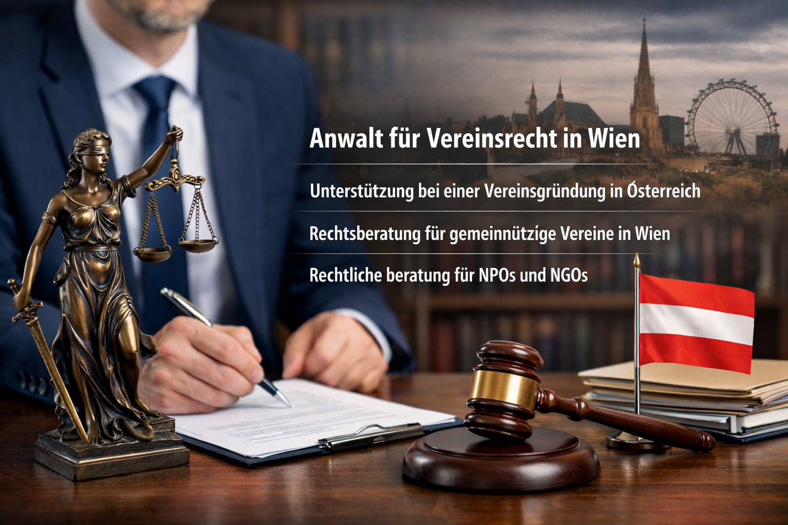 Anwalt für Vereinsrecht in Wien – Professionelle Begleitung für Vereine, NPOs und NGOs